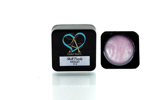 Shell Pearly builder gel/ Violet
