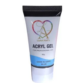 Acryl Gel/ Glow in Dark Blue 30gr
