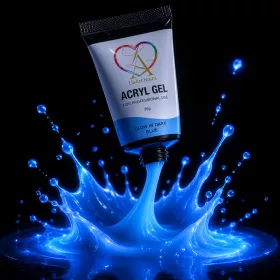 Acryl Gel/ Glow in Dark Blue 30gr