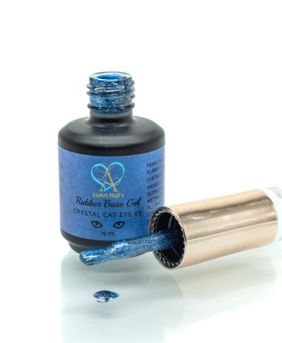 Crystal Cat Eye Rubber base gel 03