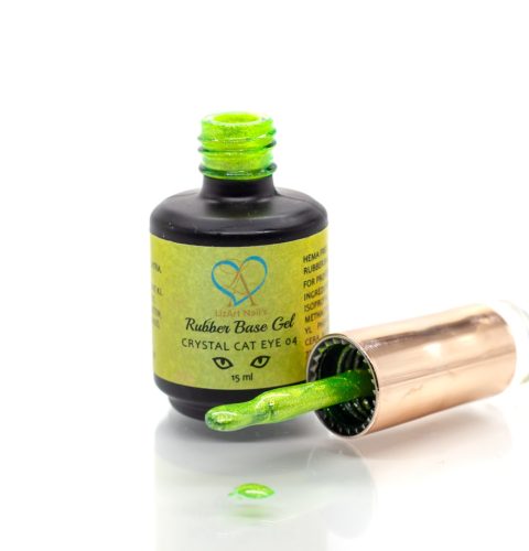 Crystal Cat Eye Rubber base gel 04