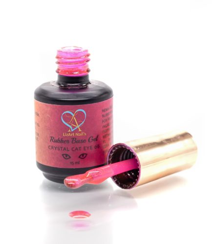 Crystal Cat Eye Rubber base gel 06
