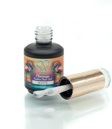 Flamingo Rubber Base Gel/ White 