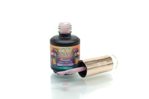 Flamingo Rubber Base gel/Rose
