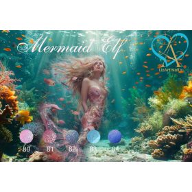 Mermaid Elf gél lakk szett