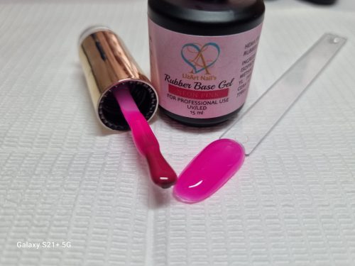 RUBBER BASE GEL/ Neon Pink 